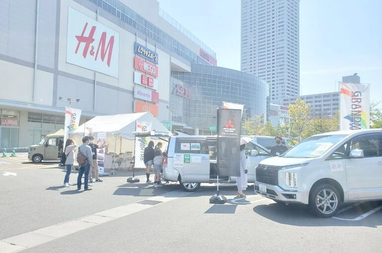 東海キャンピングカー商談会にデリカD5キャンピングカーを出店致しました！